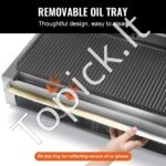 Grilius, sumuštinių kepimo plokštė, dviguba, 485 x 230 mm - Image 6