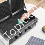 Grilius, sumuštinių kepimo plokštė, dviguba, 485 x 230 mm - Image 2