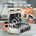 Grilis, elektrinė sumuštinių kepimo plokštė, 485 x 230 mm - Image 7