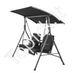 2 vietų terasos supynės su stogeliu - Image 8