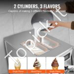 Itališkų ledų gaminimo aparatas, 3 skoniai, 18-28 l/val. išeiga. - Image 7