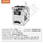 Itališkų ledų gaminimo aparatas, 3 skoniai, 18-28 l/val. išeiga. - Image 3