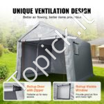 Sodo pastogė/garažas sandėliavimui 304,8 x 304,8 x 259,1 cm 240G PE - Image 2