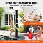 40L saulės energija šildoma lauko dušas su lietaus tipo galvute – 220x180x2270 mm - Image 5