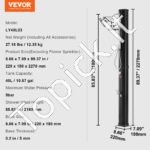 40L saulės energija šildoma lauko dušas su lietaus tipo galvute – 220x180x2270 mm - Image 6