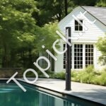 40L saulės energija šildoma lauko dušas su lietaus tipo galvute – 220x180x2270 mm - Image 7