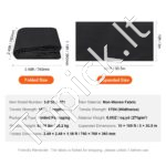 Kraštovaizdžio - piktžolių barjerinis audinys 3,0 x 30,5 m 271 g/㎡ - Image 6