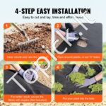 Kraštovaizdžio - piktžolių barjerinis audinys 1,8 x 30,5 m 271 g/㎡ - Image 4