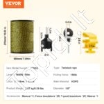 Gyvulininkystės elektrinė tvoros viela 500 m su izoliatoriais - Image 7