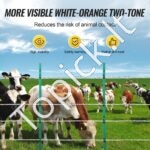 Elektrinio piemens viela 800 m | Nešiojama HDPE viela su 54 kg atsparumu tempimui - Image 5