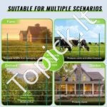 Aliumininė gyvulininkystės elektrinė tvoros viela 500 m - Image 6