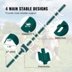 Metalinės tvoros stulpai 10 vnt 91,44 cm - Image 3