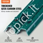 Metalinės tvoros stulpai 10 vnt 121,92 cm - Image 2