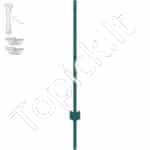 Metalinės tvoros stulpai 10 vnt 121,92 cm - Image 8