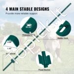 Metalinės tvoros stulpai 10 vnt 182,88 cm - Image 4