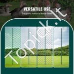 Metalinės tvoros stulpai 10 vnt 213,36 cm - Image 5