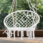 Kabantis hamakas/sūpynės 800x625x1200mm 150kg baltas - Image 7