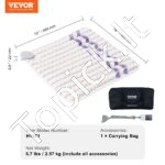 Terapinis šildantis kilimėlis su neigiamų jonų technologija (46x46 cm) - Image 6