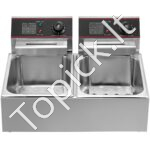 Komercinė elektrinė gruzdintuvė – 2x6L - Image 9