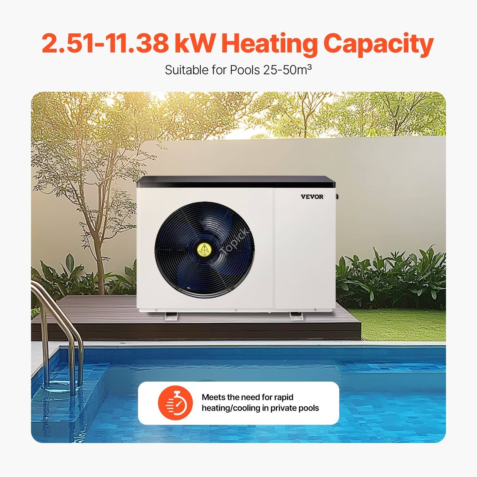 de_YCRBOZZG2511U7XEIV7_original_img-v1_heat-pumps-f1 Elektrinė baseino šilumos siurblinė – 11,38 kW | Energiją taupantis vandens šildytuvas su inverterine technologija - Image 2