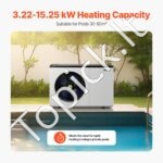 Elektrinė baseino šilumos siurblinė – 15,25 kW | Galinga ir taupi šildymo sistema - Image 2