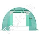 PE Plėvelinis šiltnamis 6,1x3x2,1 m, 12 tinklelio langai - Image 9