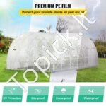 PE Plėvelinis šiltnamis 6,1x3x2,1 m, 12 tinklelio langai - Image 4