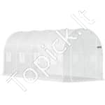 PE Plėvelinis šiltnamis 4,6x2,1x2,1 m, 8 tinklelio langai - Image 11