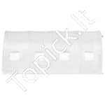PE Plėvelinis šiltnamis 4,6x2,1x2,1 m, 8 tinklelio langai - Image 9