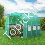 PE Plėvelinis šiltnamis 3 x 2,1 x 2,1 m, 6 tinklelio langai - Image 8