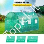 Plėvelinis šiltnamis 3,5 x 2x 2m, 6 tinklelio langai - Image 4