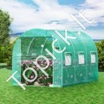 Plėvelinis šiltnamis 3,5 x 2x 2m, 6 tinklelio langai - Image 8