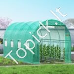 PE Plėvelinis šiltnamis 4,6x2,1x2,1 m, 8 tinklelio langai - Image 8