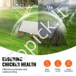 Nešiojamas ir laisvai statomas paukščių narvas/tunelis 600 x 400 x 61,5 cm - Image 4