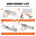 Laisvai statomi tuneliai/narvai paukščiams 729 x 200 x 61,5 cm - Image 3