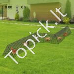 Laisvai statomi tuneliai/narvai paukščiams 729 x 200 x 61,5 cm - Image 7