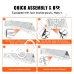 Paukščių tunelis/narvas 400 x 100 x 61,5 cm - Image 3