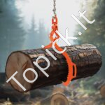 Rąstų kėlimo/vilkimo žnyplės 500 kg 710 mm - Image 8