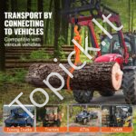 Rąstų kėlimo/vilkimo žnyplės 350 kg 508 mm - Image 4