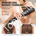 Infraraudonųjų spindulių plaukų tiesintuvas (210°F – 450°F) - Image 2