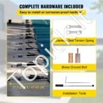 Stačiakampė saugos tinklinė baseino uždanga – 427 x 792 cm | Žalia - Image 5