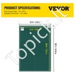 Stačiakampė saugos tinklinė baseino uždanga – 427 x 792 cm | Žalia - Image 7