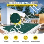 Stačiakampė žieminė baseino saugos uždanga – 6.1x11.6m (su laiptų išpjova) - Image 3