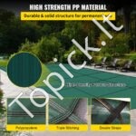 Stačiakampė saugos tinklinė baseino uždanga – 6.7x12.8m | Žalia - Image 3
