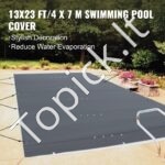 Stačiakampė baseino uždanga 4 x 7 m – PVC, atspari šalčiui ir UV - Image 3