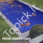 Stačiakampė baseino uždanga 4 x 8 m – mėlynos spalvos, atspari žiemos sąlygoms - Image 5