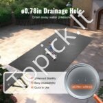 Stačiakampė baseino žiemos uždanga 4 x 8 m – tvirta PVC danga baseinui - Image 2