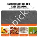 Stačiakampė baseino žiemos uždanga 4 x 8 m – tvirta PVC danga baseinui - Image 3