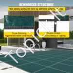 Stačiakampė baseino saugos uždanga 10 x 3,6 m – patvari PP apsauga - Image 4