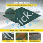 Stačiakampė baseino saugos uždanga 10 x 3,6 m – patvari PP apsauga - Image 6